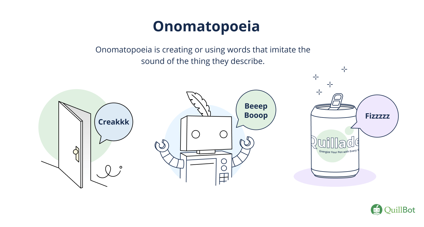 What is onomatopoeia?