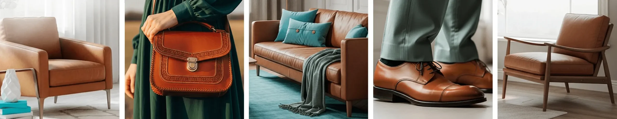 Cognac Farbe Leder
